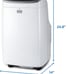 BLACK+DECKER 8,000 BTU Portable Air Conditioner up to 350 Sq, White