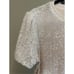 Generation Love Donna Sequin Dress in Shell Size S