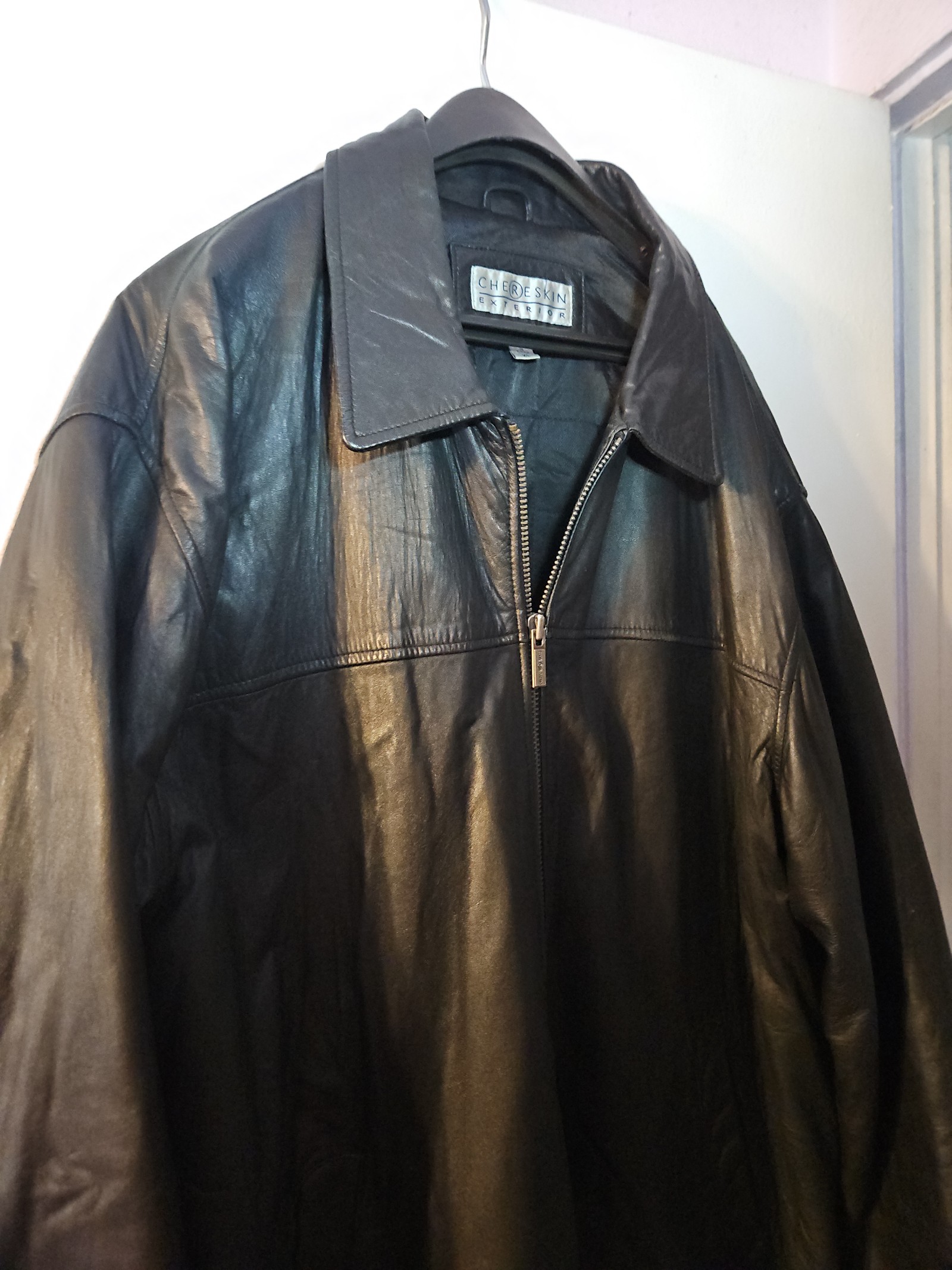 leather jacket men