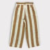 J.Crew Tie-Waist Vertical Stripe Linen Pants in Large Golden Bistripe Size 8
