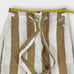 J.Crew Tie-Waist Vertical Stripe Linen Pants in Large Golden Bistripe Size 8