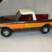 Vintage 70s ERTL international scout truck and horse trailer