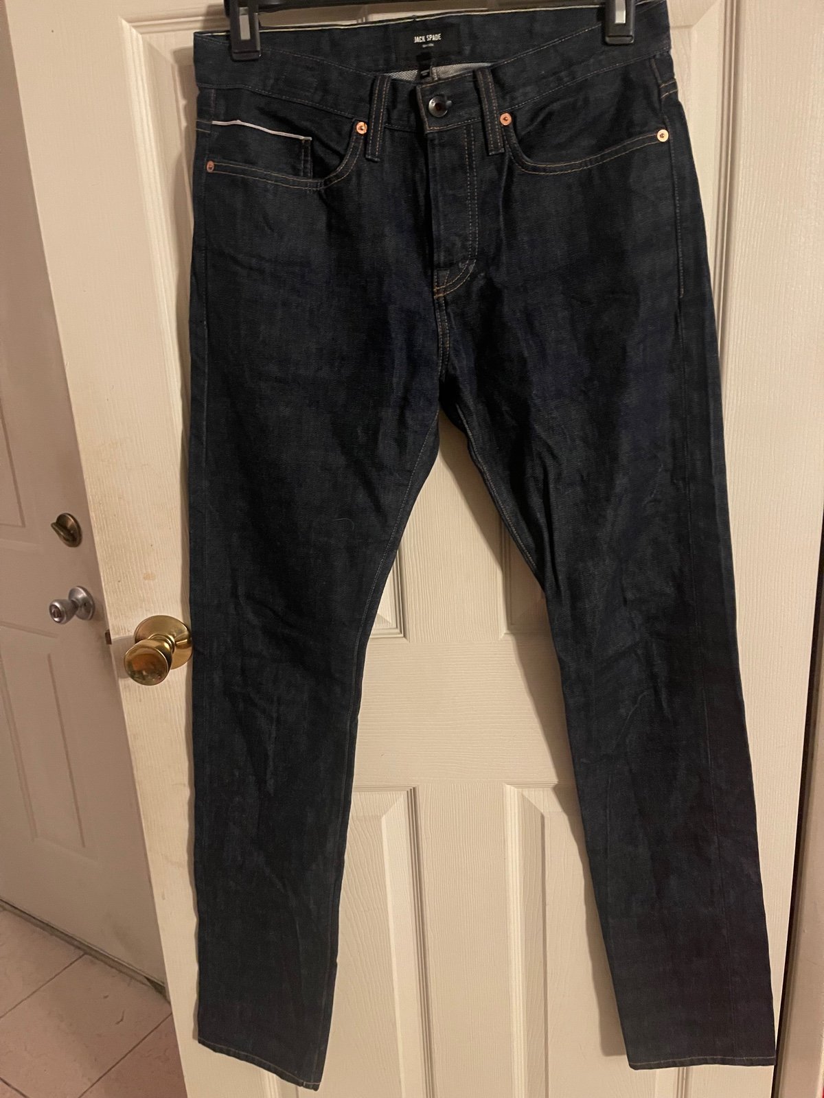 Jack Spade white oak cone denim selvedge jean men’s size 30x34 USA made