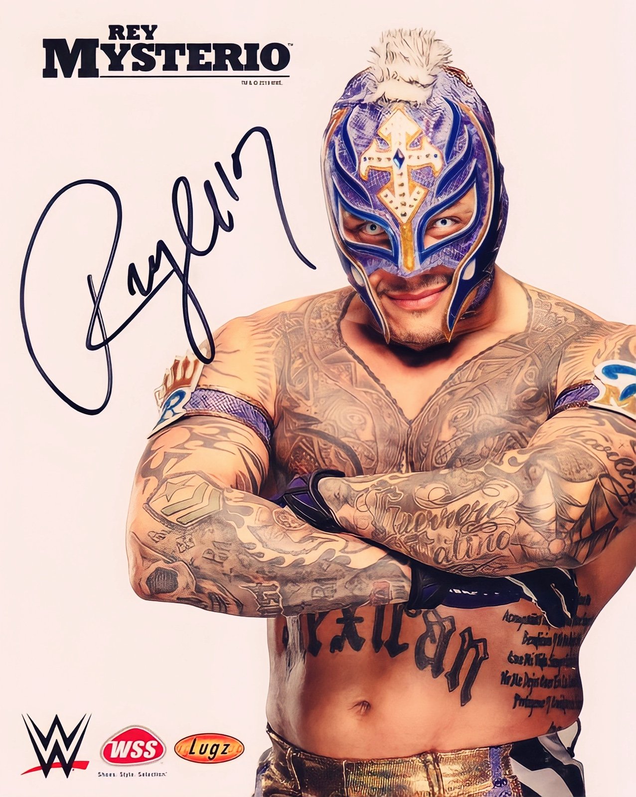 WWE rey mysterio signed (RP) | Mercari