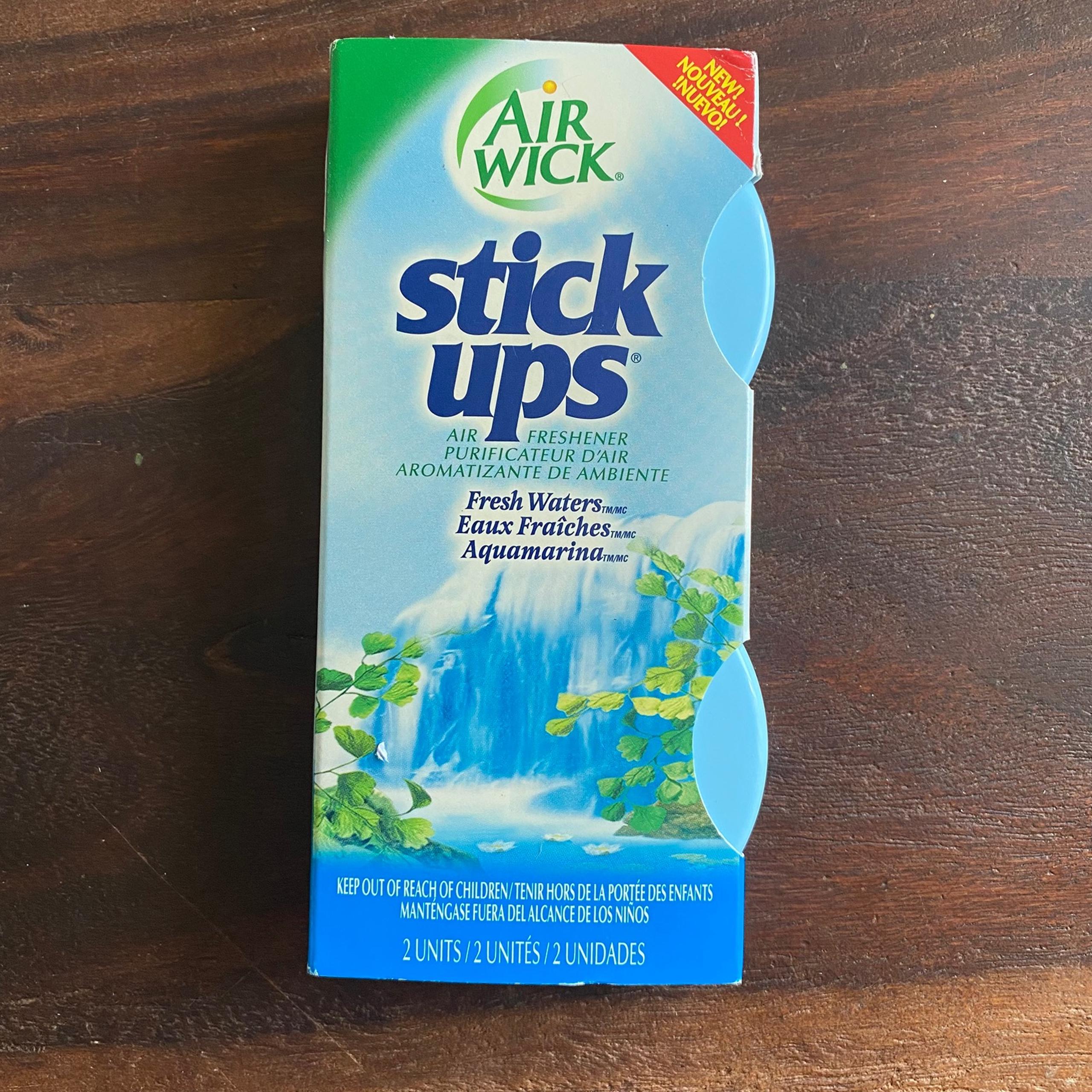 Air Wick Stick Up Air Fresheners Fresh Waters Aquamarina 2 Pack Discontinued