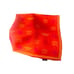 Creed Pocket Square Handkerchief Orange Pink Logo Print 18 x18