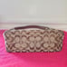 Pre-Owned Excellent Coach Signature Top Zipper Khaki Brown F14690 Hobo Shoulder