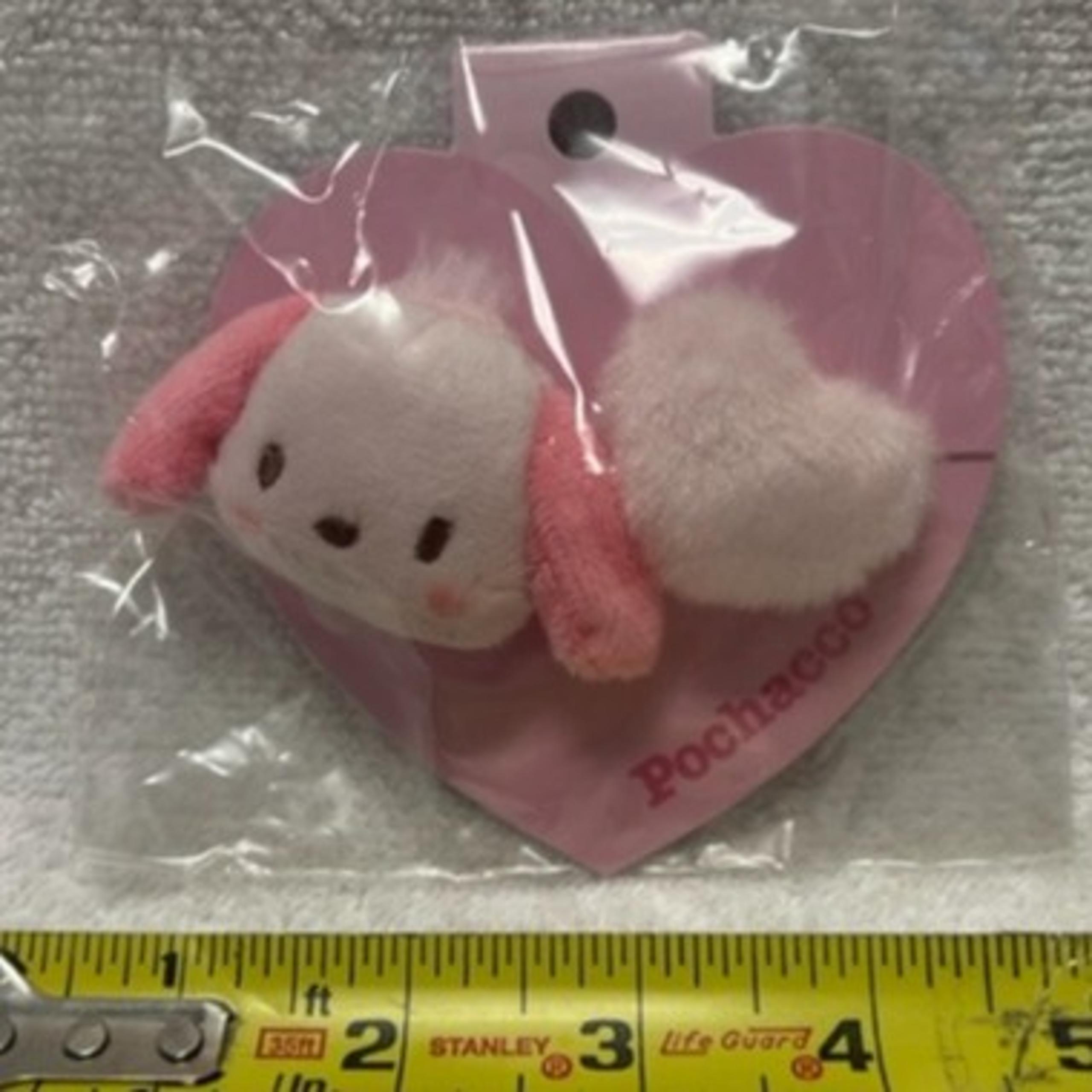 Sanrio Original Pink Pochacco Heart Hair Tie Elastic Band - New in Package