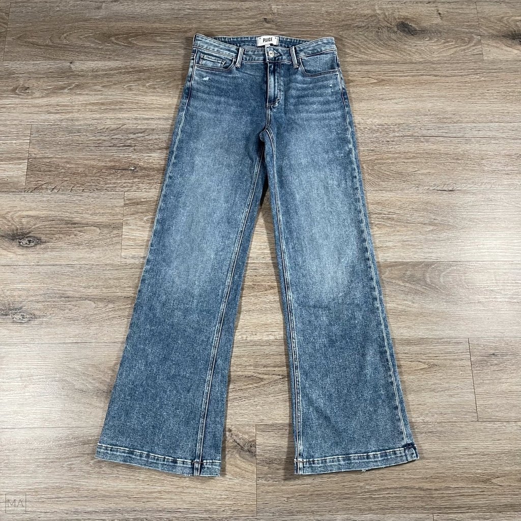 Paige Women's Jeans Flare Wide Leg Denim Casual Size 27 Blue