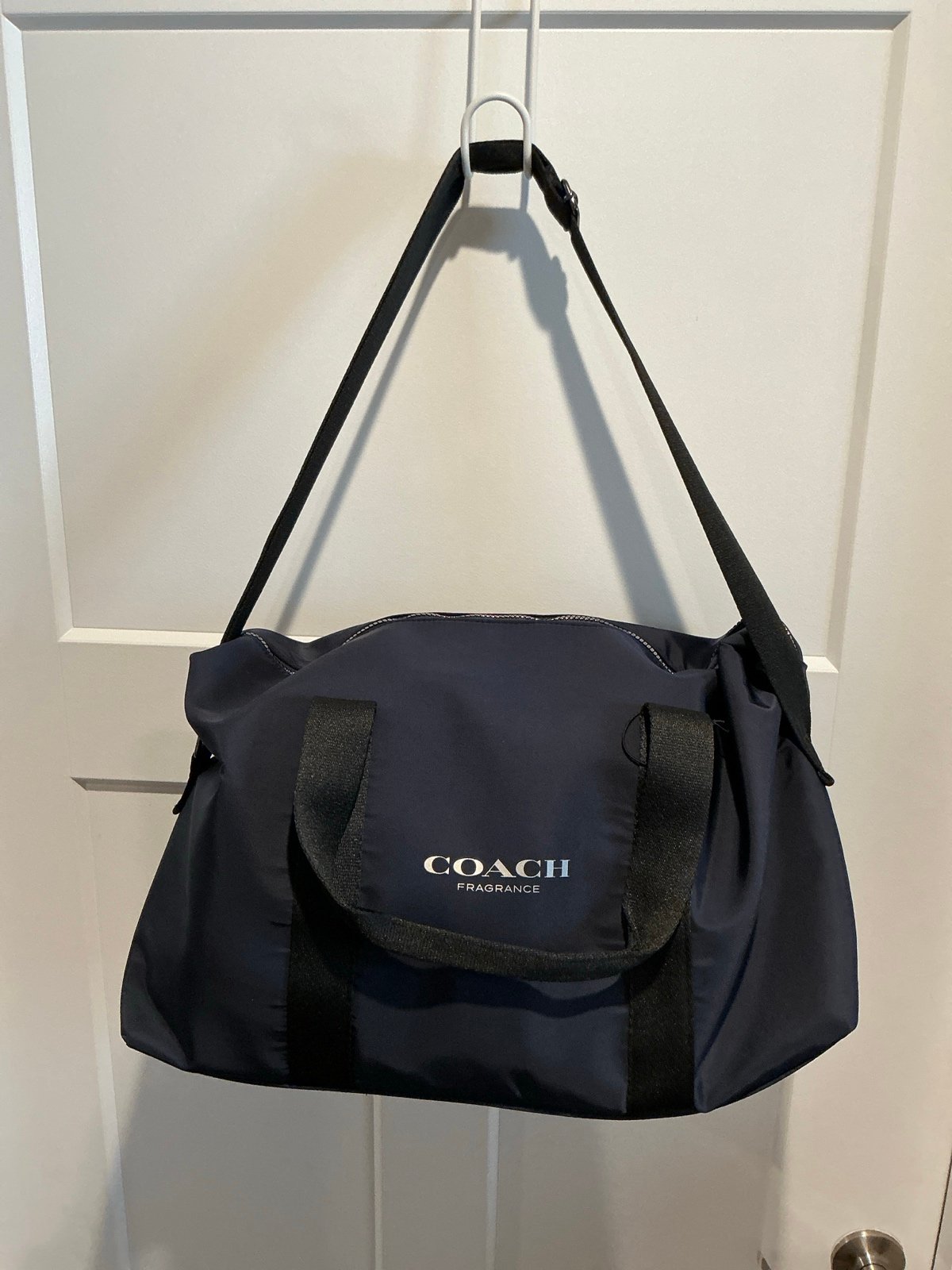 NWOT Coach Nylon Weekender/Travel Bag with Crossbody Strap.