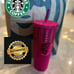 Starbucks 2022 Pink Berry Bling Studded Tumbler Cup 24 oz Venti Holiday