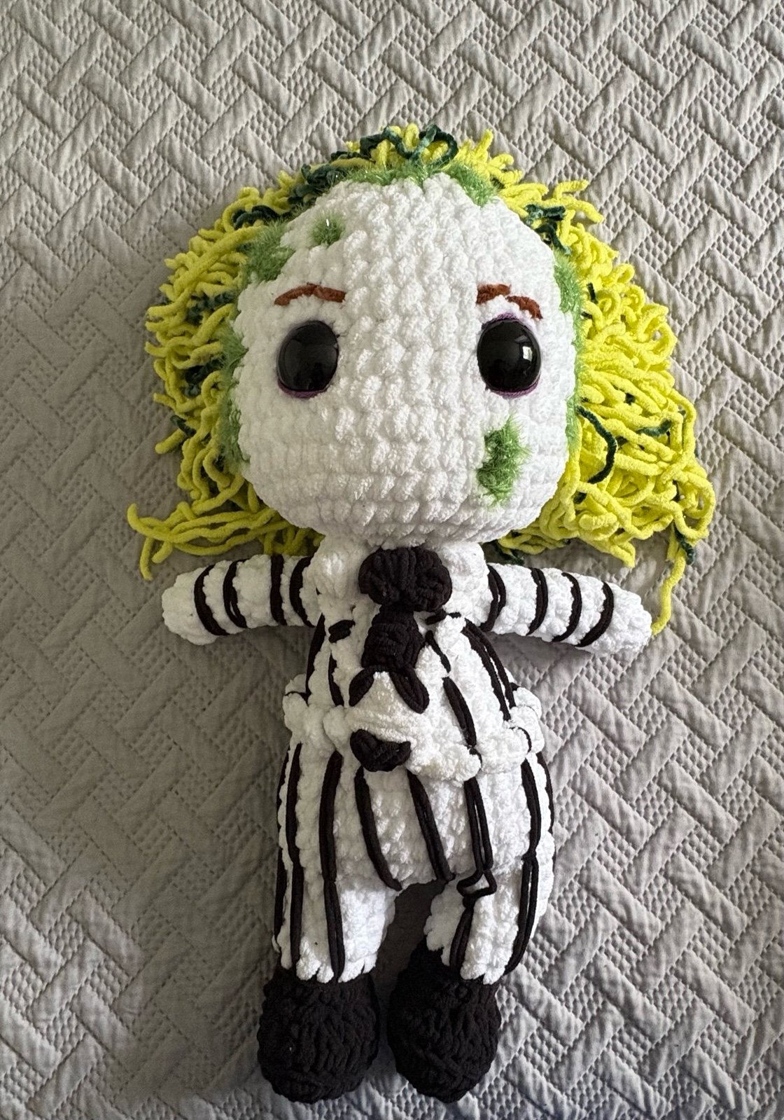 Crochet Beetlejuice Plushie