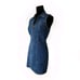 GRLFRND Colette Sleeveless Full Zip Denim Dress in In My Dreams Size Small EUC