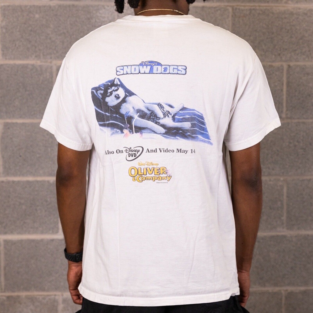2002 Disney Snow Dogs DVD Movie Promo Vintage Shirt
