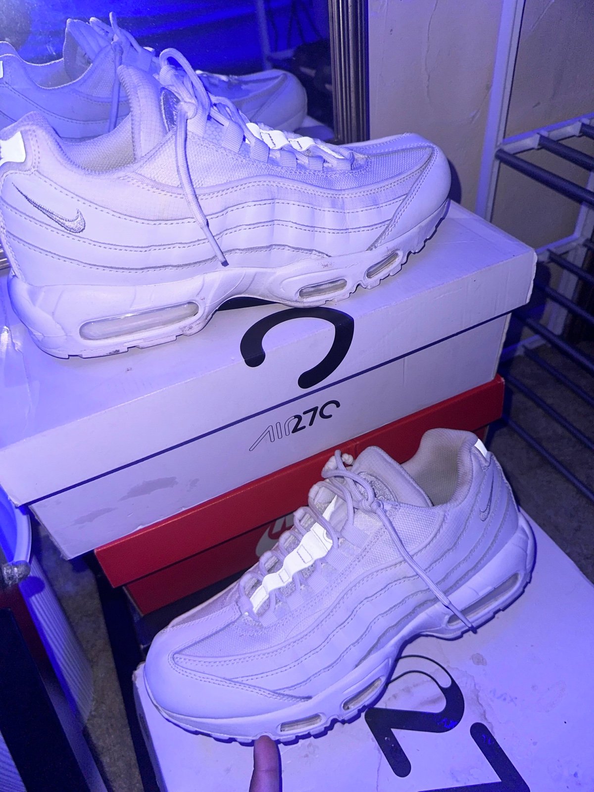 white air max 95s