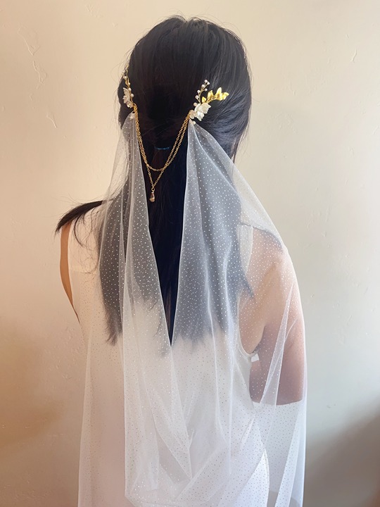 Bridal gold boho flowers hair wedding headpiece vintage leaf wedding hair piece