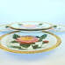 Vintage Gold Buffet Royal Gallery - Pink Rose Pattern - Salad Plates - Set of 6