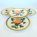 Vintage Gold Buffet Royal Gallery - Pink Rose Pattern - Salad Plates - Set of 6