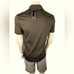 NWT Alexander Wang S/S Polo in Solid Brown 100% Cotton Size Small