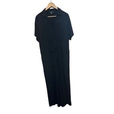Eileen Fisher Wide Leg Jumpsuit Black Size S/P
