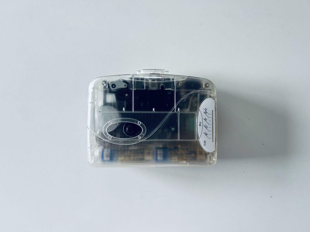 Transparent cassette player