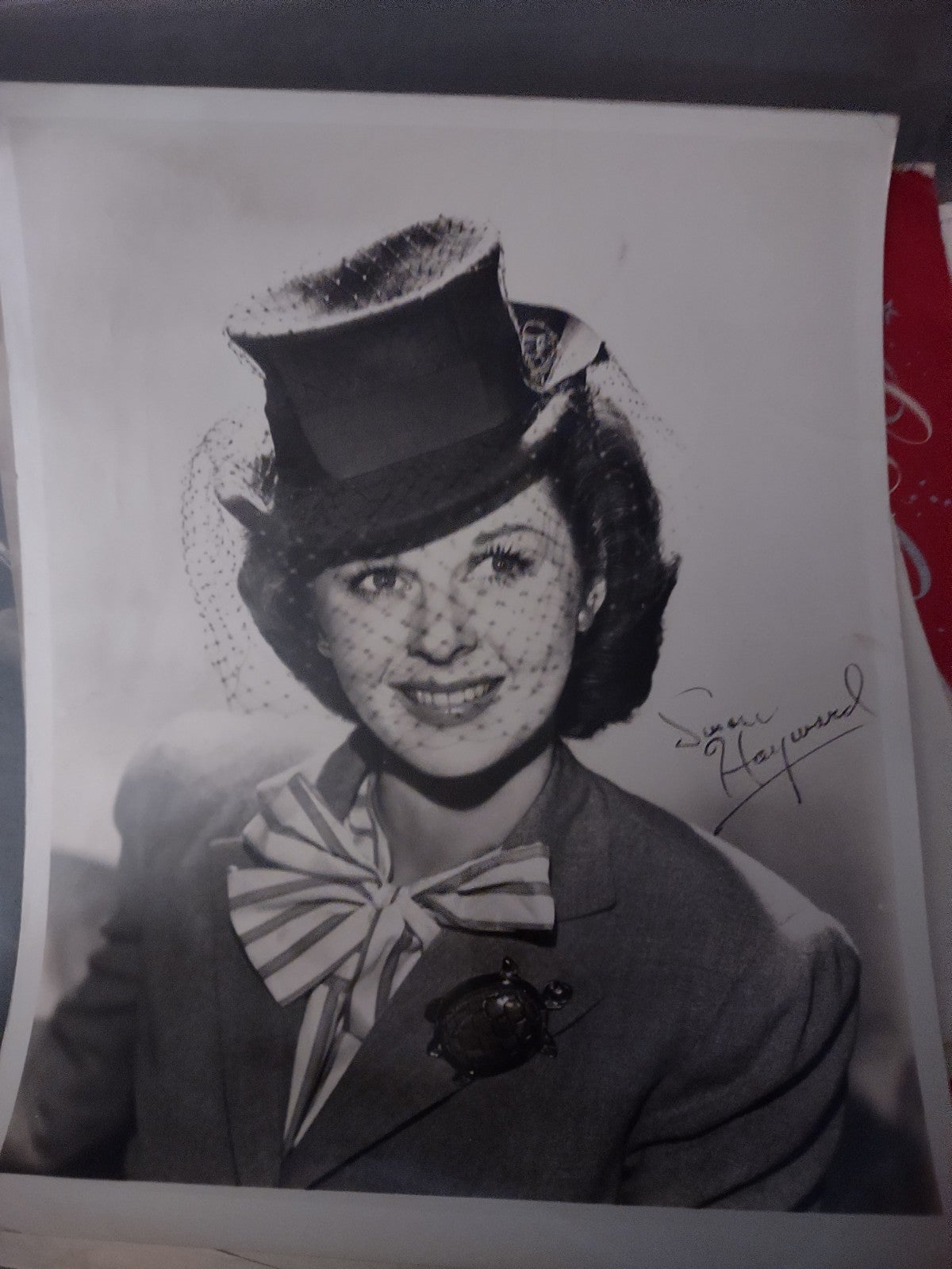 Susan Hayward Autographed Photo