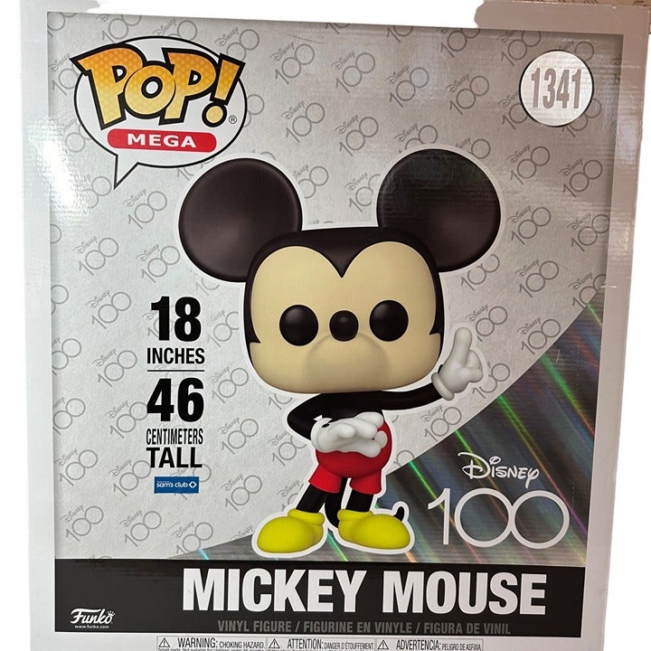 Mickey Mouse 1341 Funko Pop Mega Disney 100th Anniversary Exclusive 18 Inches