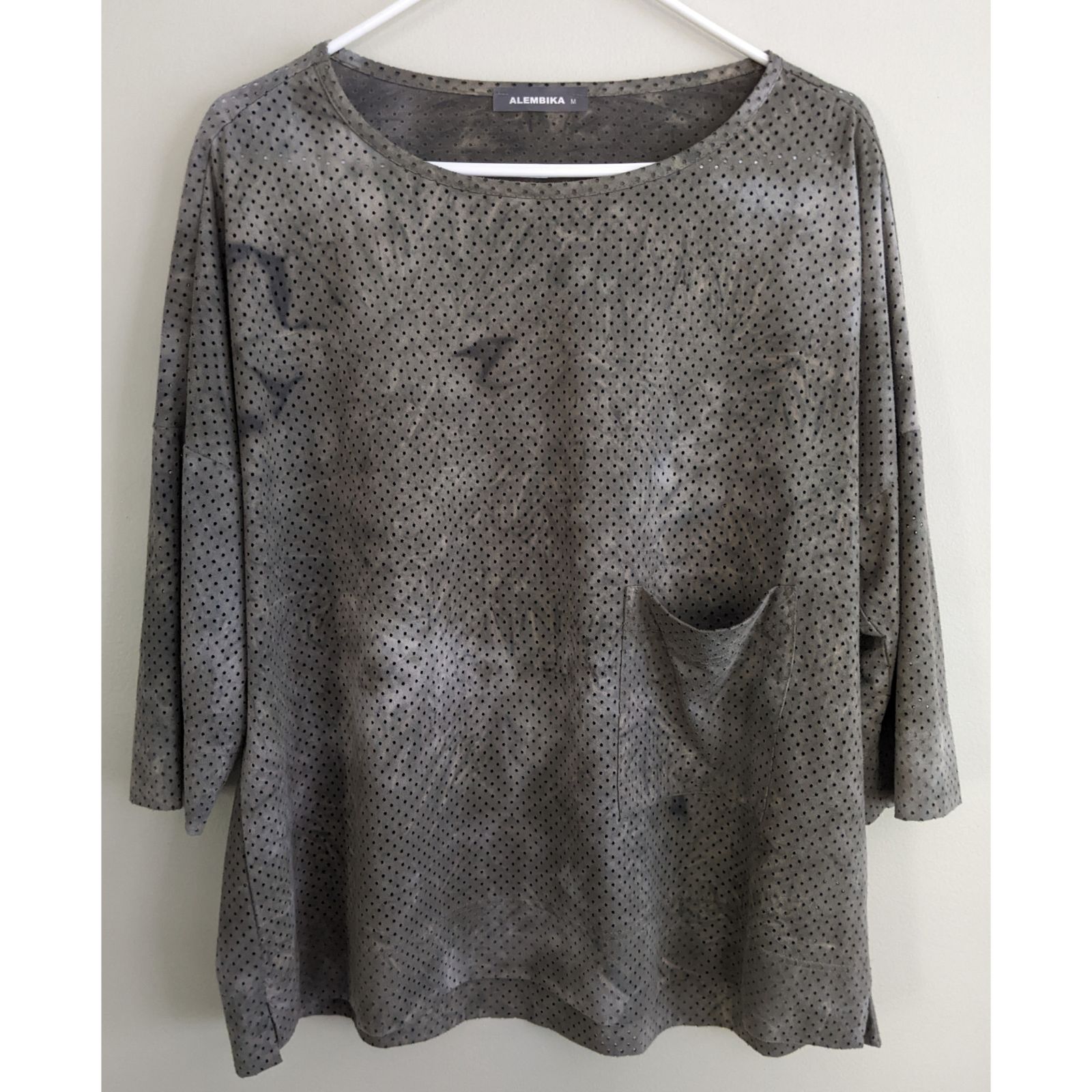 Alembika Green Mottled Laser Cut Medium Top