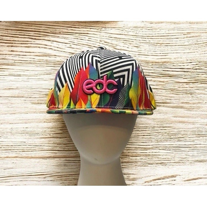 EDC Electric Daisy Carnival Insomniac Cap Neon Snapback Hat