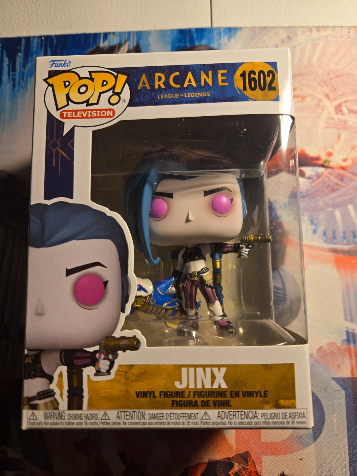 Funko Pop! TV: Arcane League of Legends - Jinx #1602 soft protector