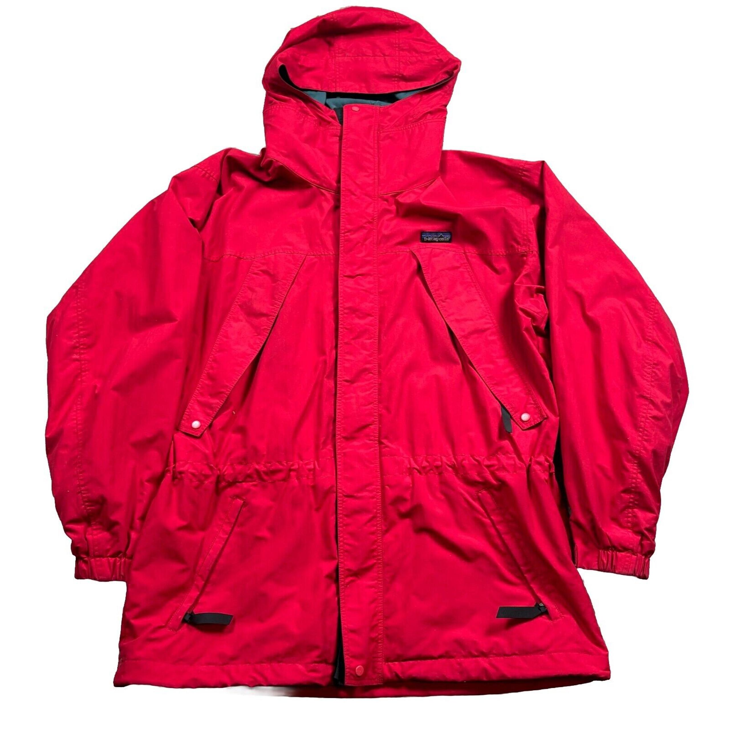 Patagonia Jacket Mens Medium Red Vintage 90s 80s Full Zip Style 85030 Hiking