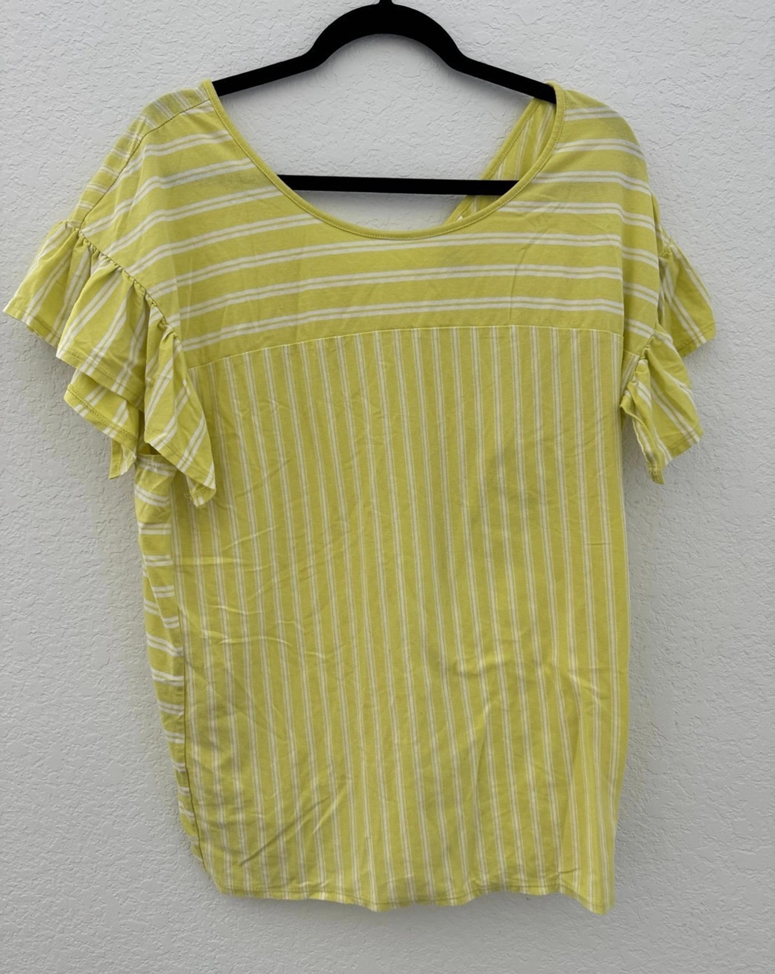 Terra & Sky Lime Green Blouse
