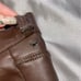 Free People Brown Leather Pants