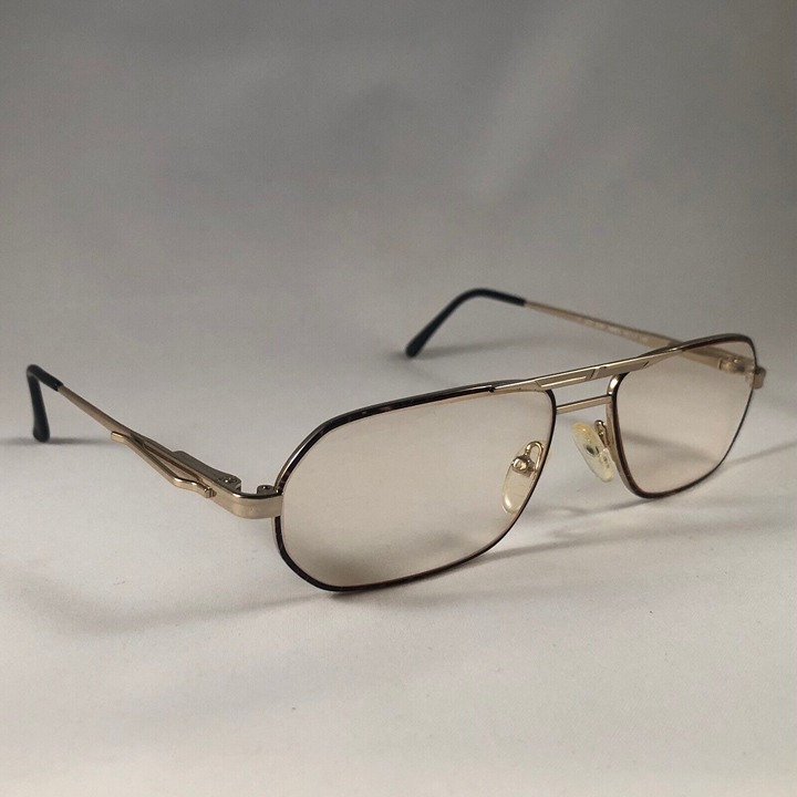 Advantage Eyewear LP 1610 Eyeglass Frames Mens Aviator Demi Amber Gold 58-17-140