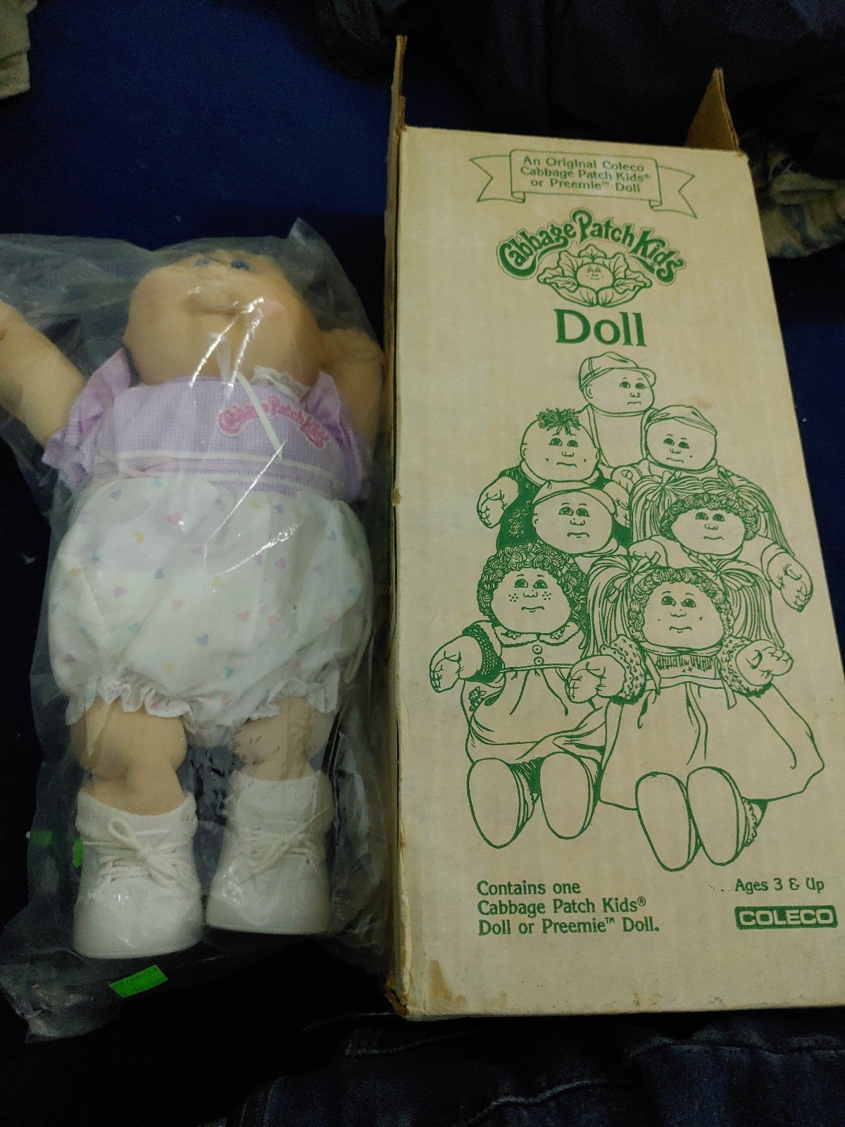 Coleco Cabbage Patch Kids (Preemie) Girl 3875MO BlondeIn Box