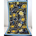 Vera Bradley Beach Towel Ellie Elephant Blue Yellow Floral Summer Spring Sea