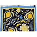 Vera Bradley Beach Towel Ellie Elephant Blue Yellow Floral Summer Spring Sea