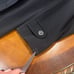 BOSS Hugo Boss Men’s Virgin Wool Blend Navy Herringbone Overcoat 40R 3-Button