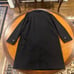 BOSS Hugo Boss Men’s Virgin Wool Blend Navy Herringbone Overcoat 40R 3-Button