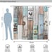 Vintage Wood Rustic Farmhouse Shower Curtain for Bathroom, 72''x72''