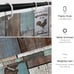 Vintage Wood Rustic Farmhouse Shower Curtain for Bathroom, 72''x72''