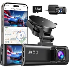 Dash Cam Front Rear, 4K/2.5K Full HD Dash Camera for Cars, Included 32G