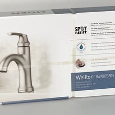Moen Wellton 84980SRN One-Handle Centerset Bathroom Faucet Brushed Nickel 4