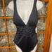 La Blanca Women's Island Goddess Multi-Strap Back Tummy Control Swimsuit NWT 12