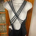 La Blanca Women's Island Goddess Multi-Strap Back Tummy Control Swimsuit NWT 12