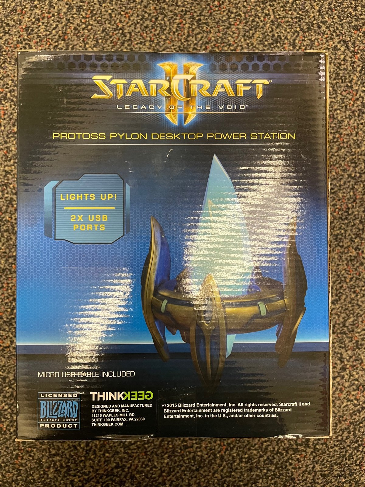 Starcraft Protoss Pylon shops Desktop Power Station BRAND NEW SEALED Light USB Charger
