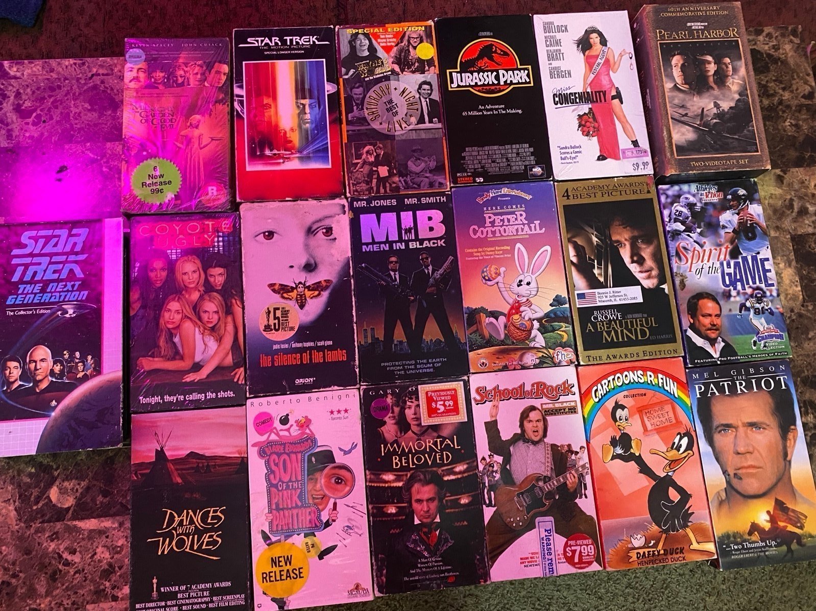 VHS rare movie lot