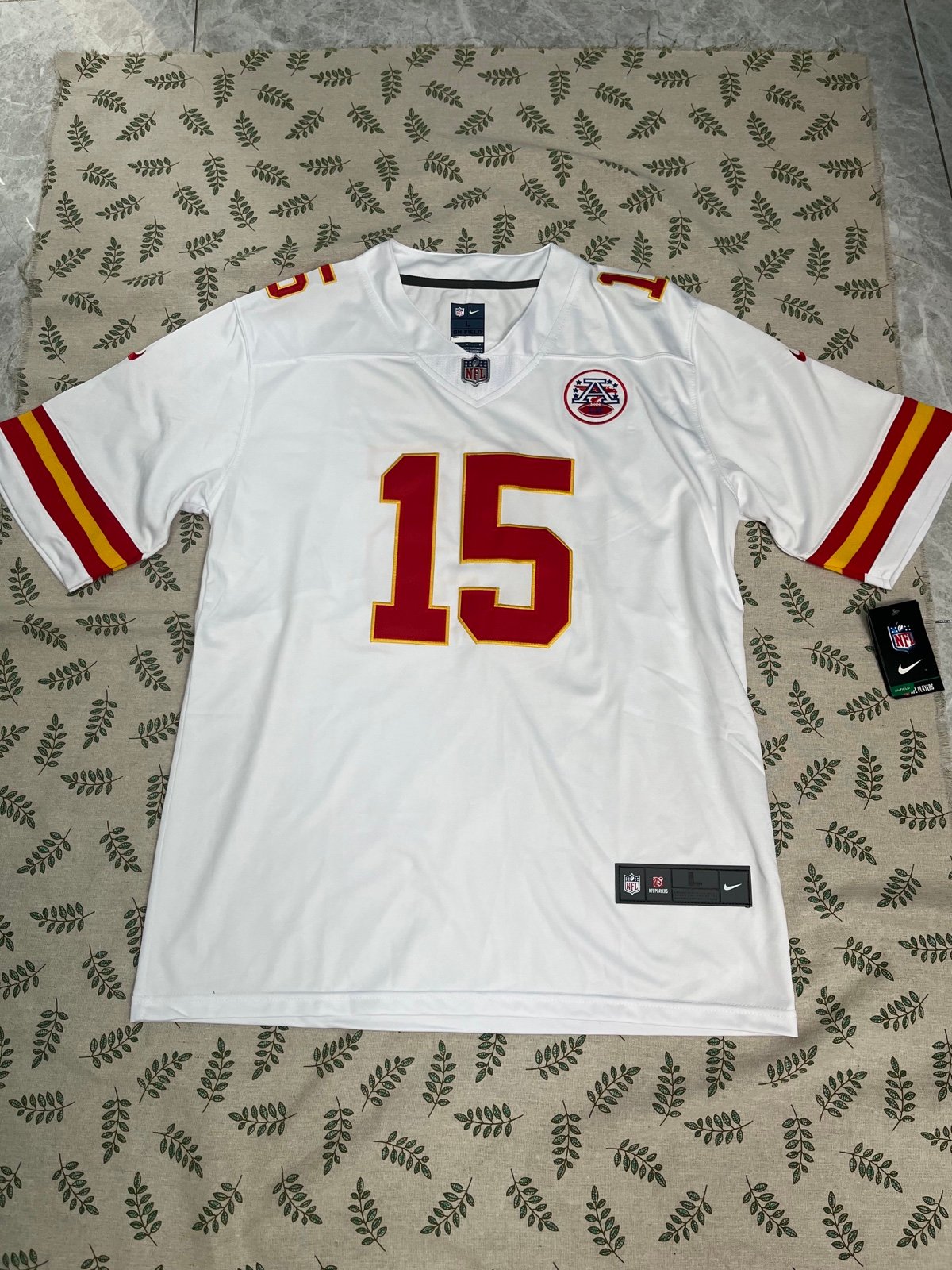NFL Kansas City Chiefs Patrick Mahomes 15#Jersey Red White