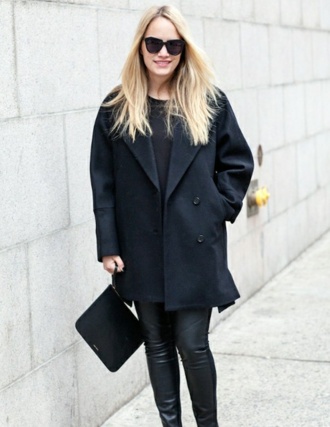 J. Crew Melton Wool Coat Women's size 2 Black