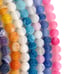 Matte Agate Gemstone Beads 8mm 9 Strands